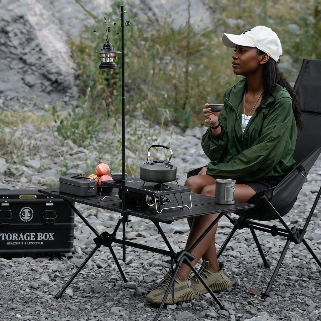 Portable Outdoor Picnic Spider Stove Table